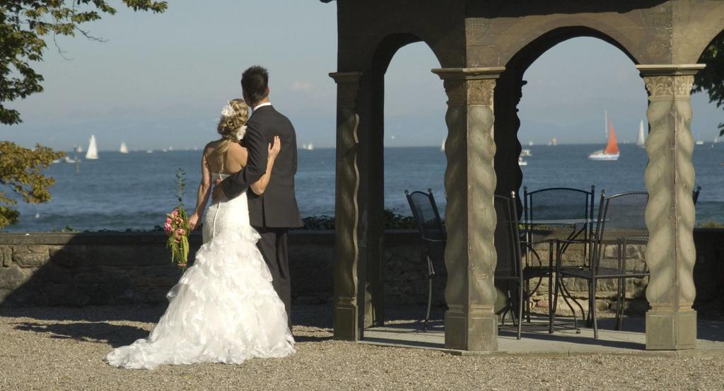 슈타인베르거 인젤호텔 콘스탄츠 외부 사진 Wedding at the Lakefront